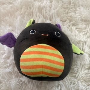 Squishmallows Black and Orange Bat Plush